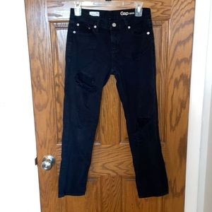 Gap Distressed Girlfriend Jeans